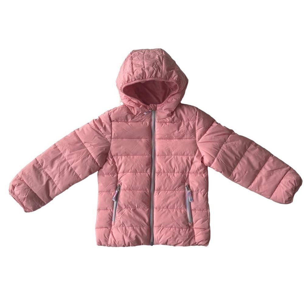Gerry Pink Bubble Jacket Jersey Lined Girls Size 5